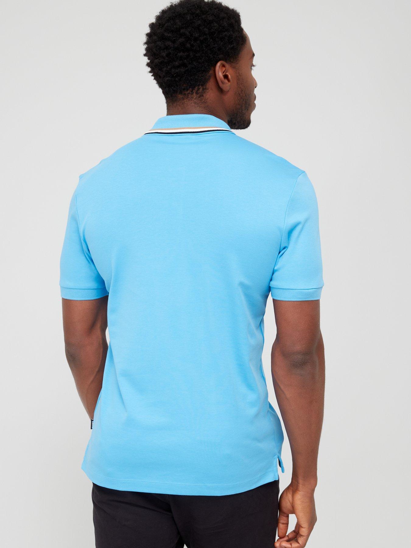stillFront image of boss-penrose-38-slim-fit-polo-shirt-bluenbsp