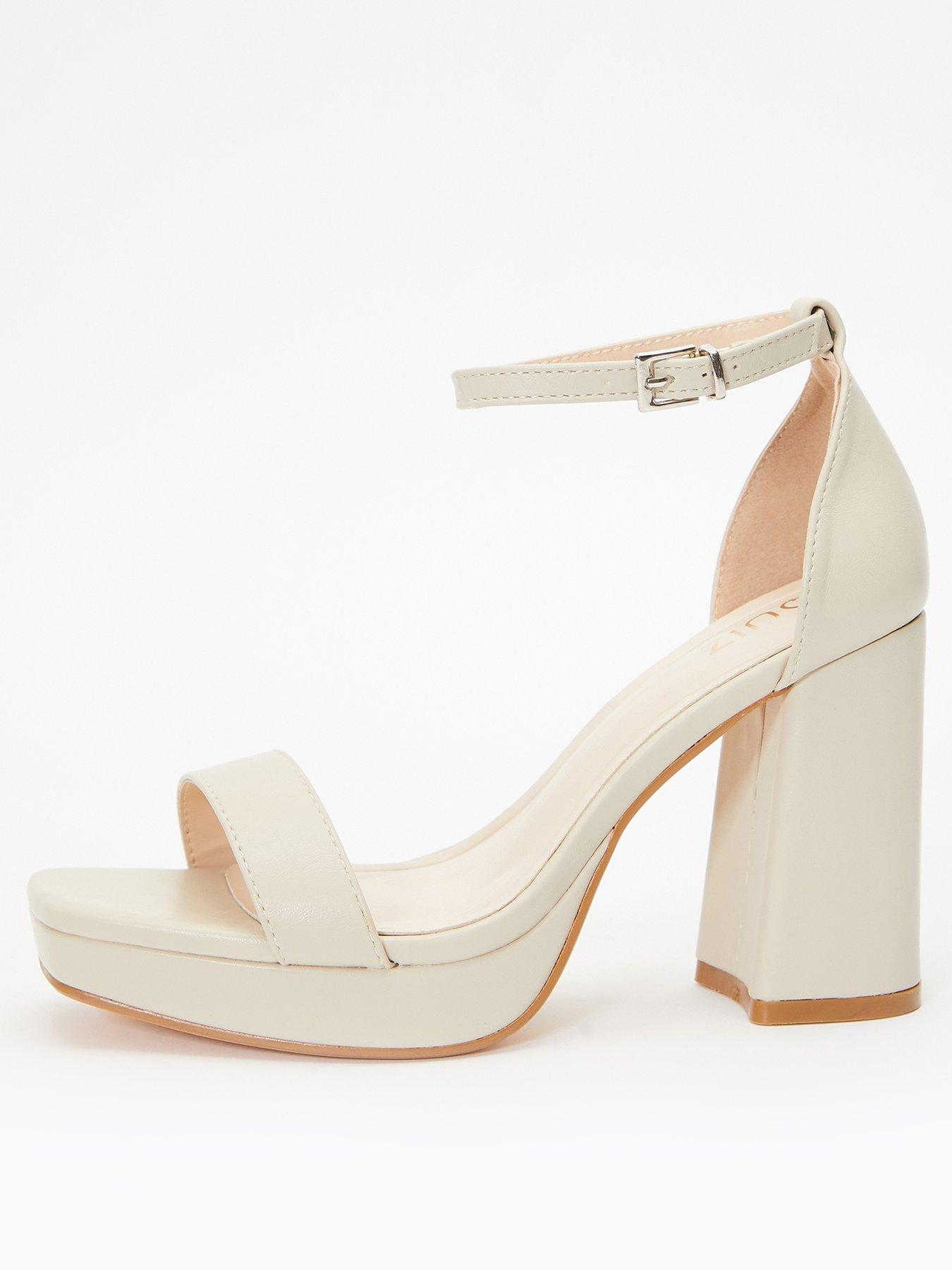 Quiz hot sale nude heels