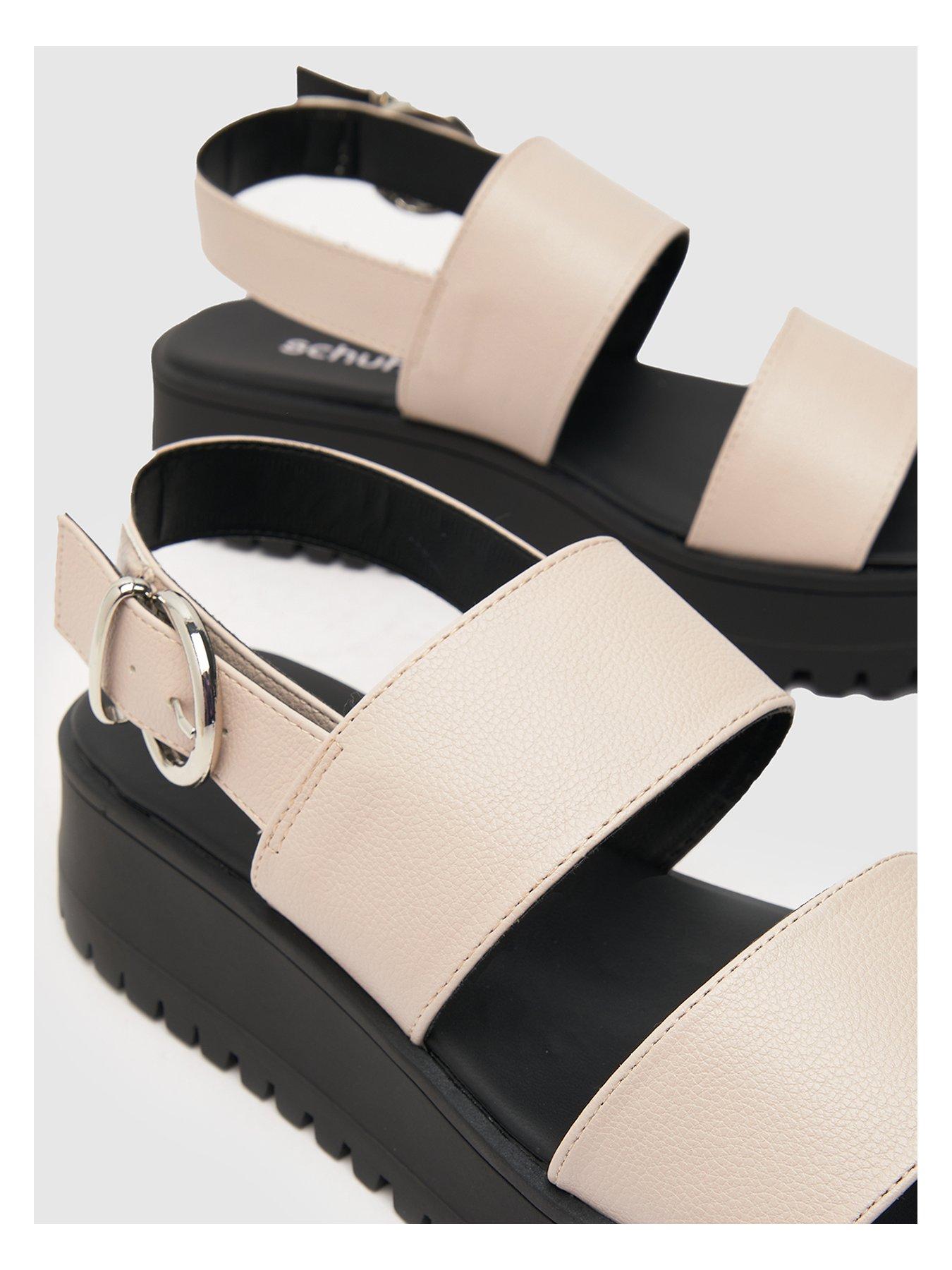  image of schuh-tanya-chunky-flatform-sandal-natural