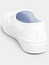  image of yours-extra-wide-fit-quilted-slip-on-trainer-white