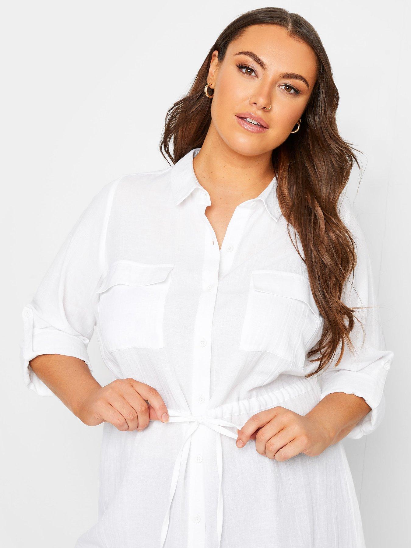 image of yours-linen-utility-tunic--nbspwhite