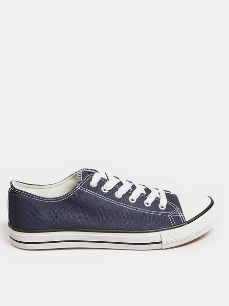 long-tall-sally-canvas-low-trainer-navy