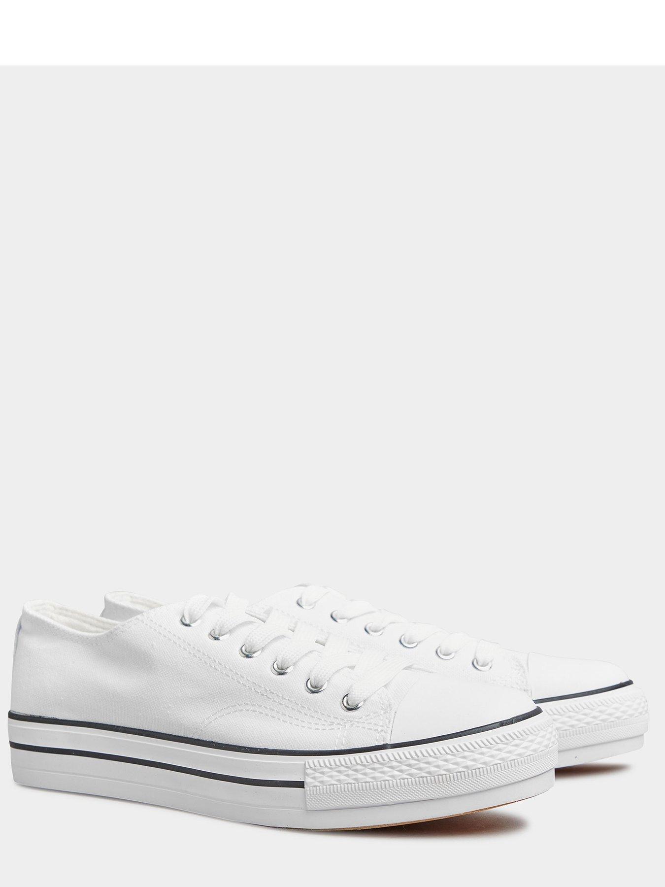  image of long-tall-sally-canvas-flatform-white