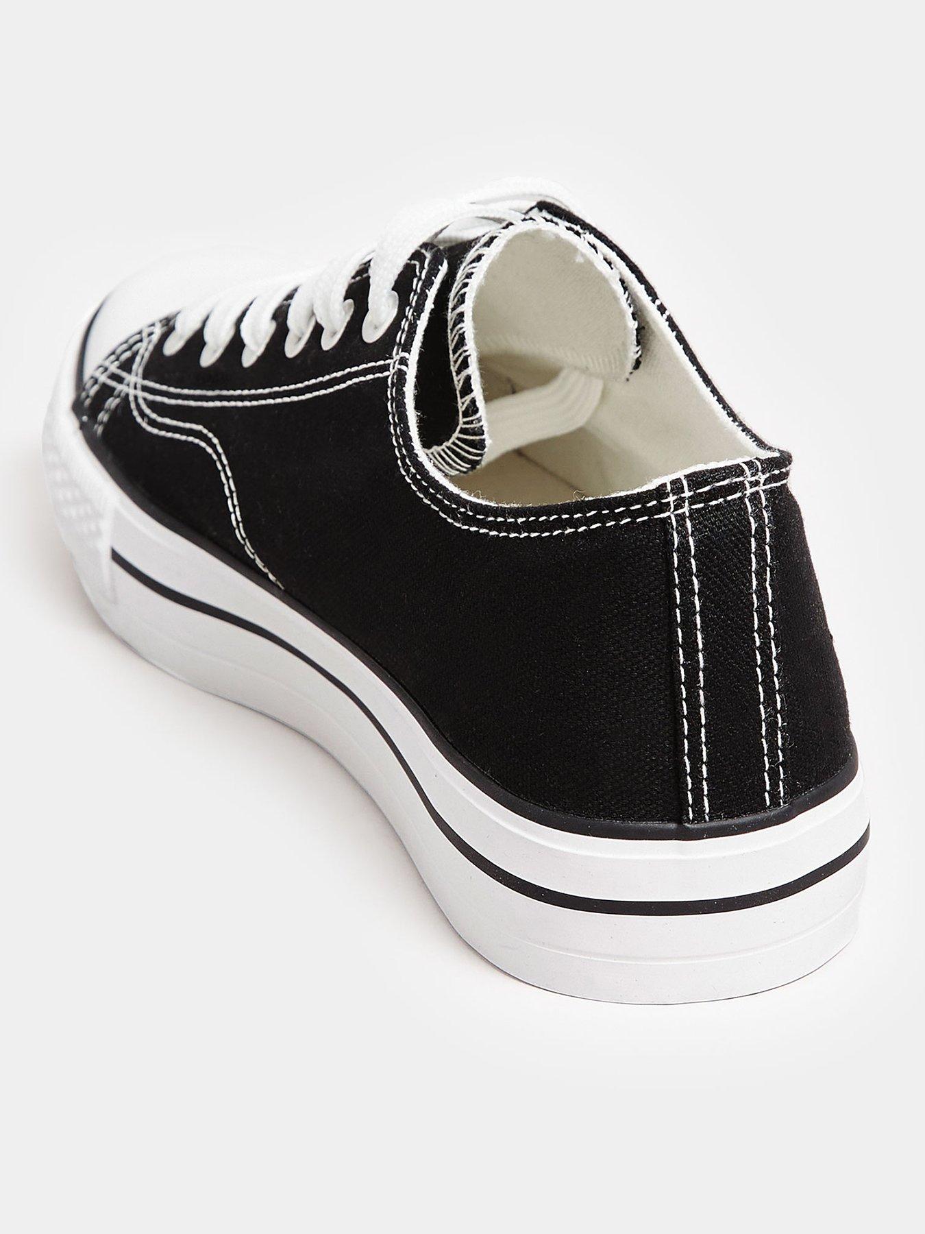  image of long-tall-sally-canvas-flatform-black