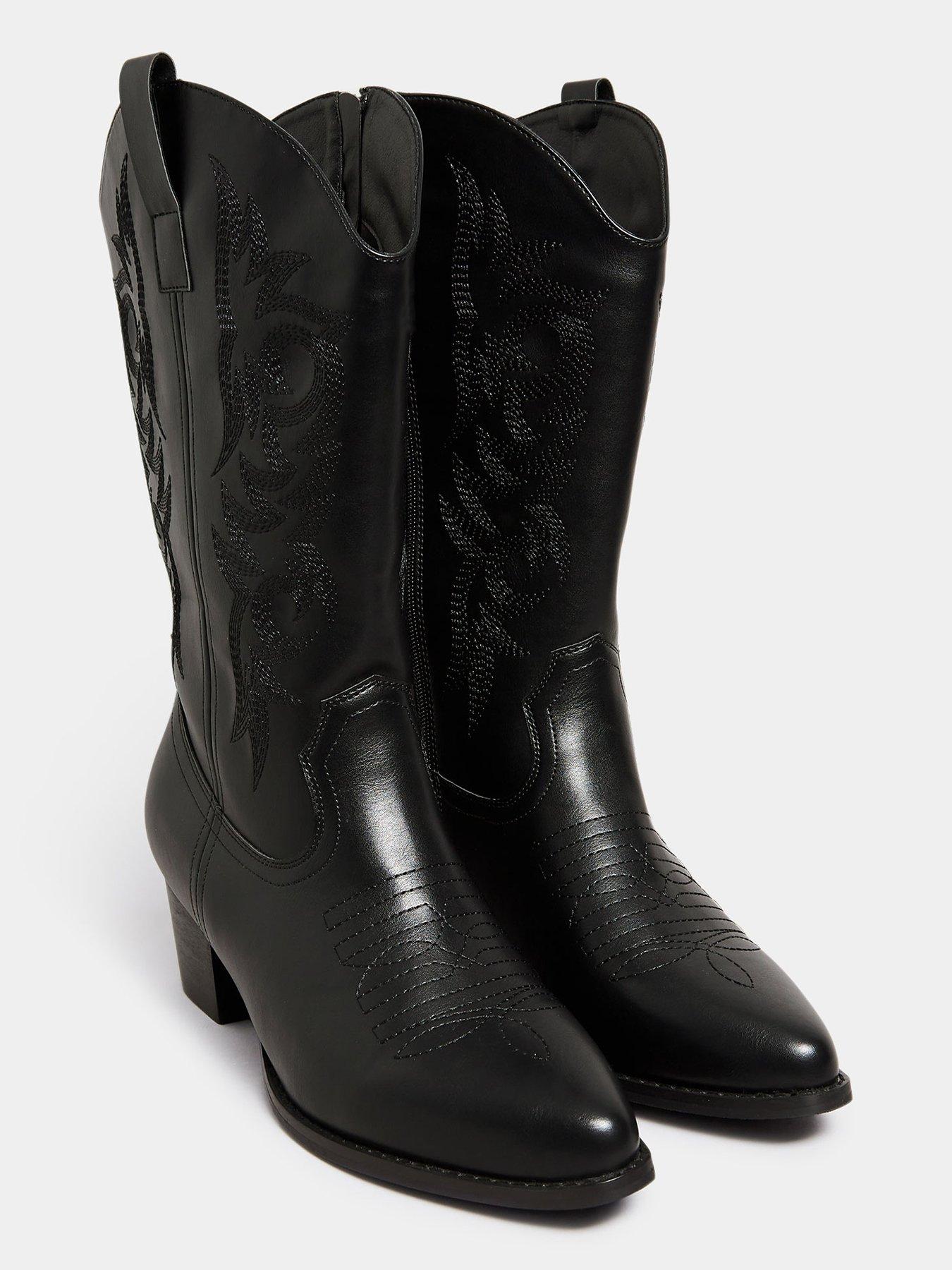 Ladies wide fit cowboy boots clearance uk