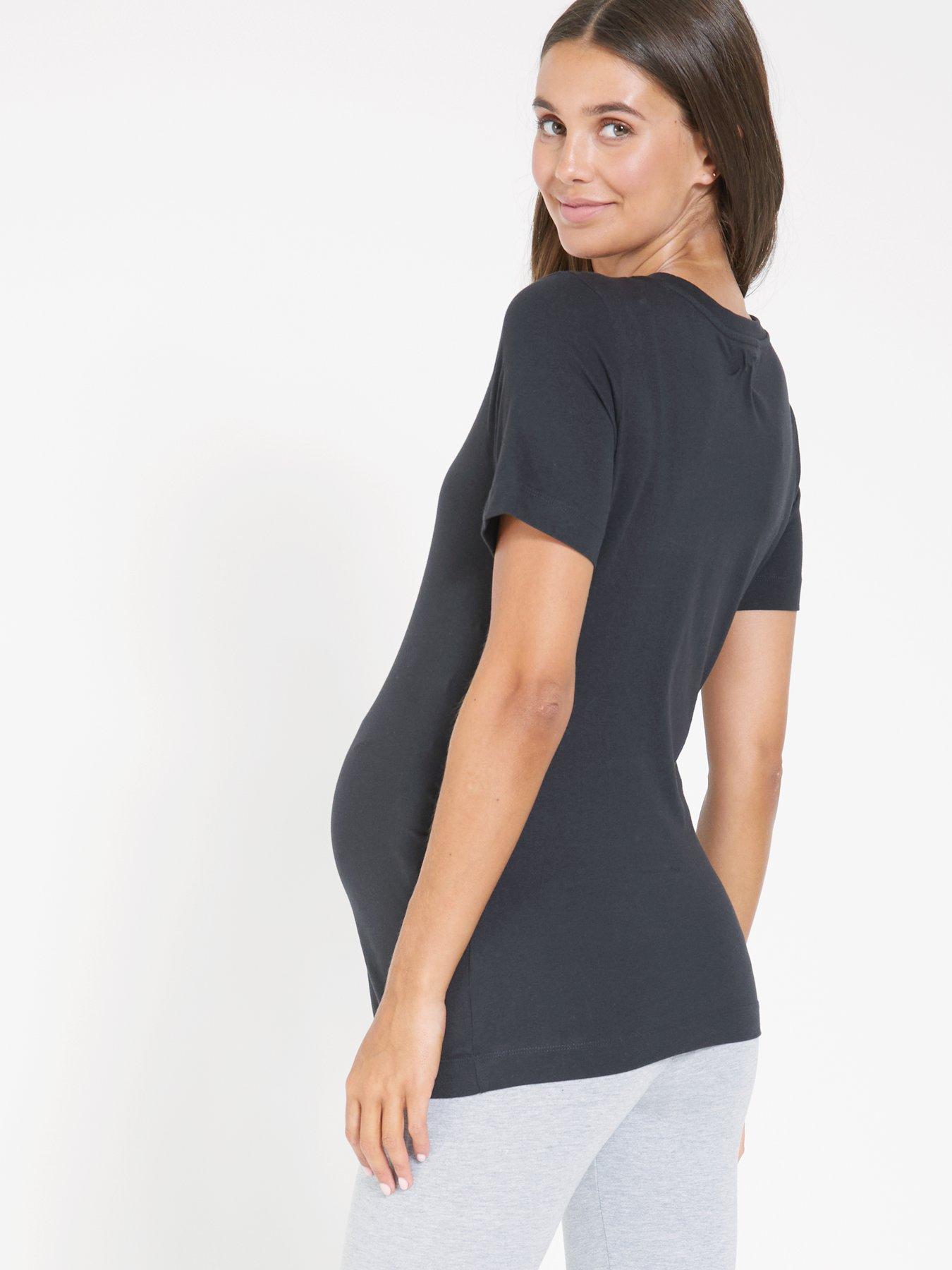  image of the-very-collection-2-pack-maternity-t-shirt-multi