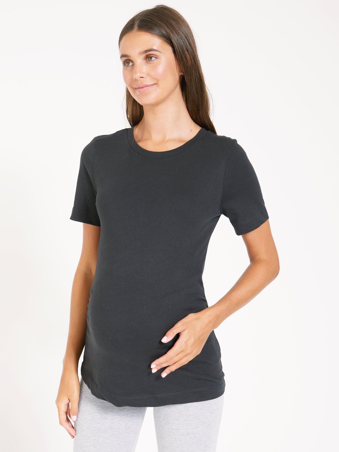  image of the-very-collection-2-pack-maternity-t-shirt-multi