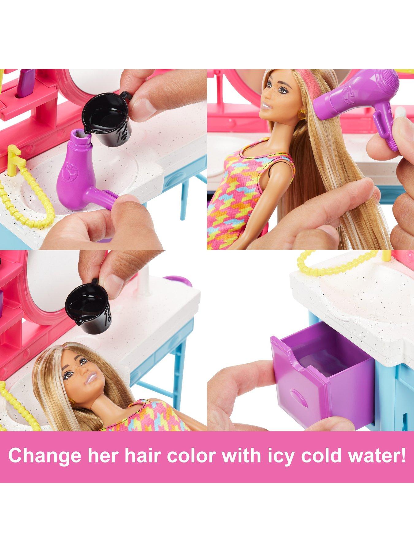 barbie hair salon youtube