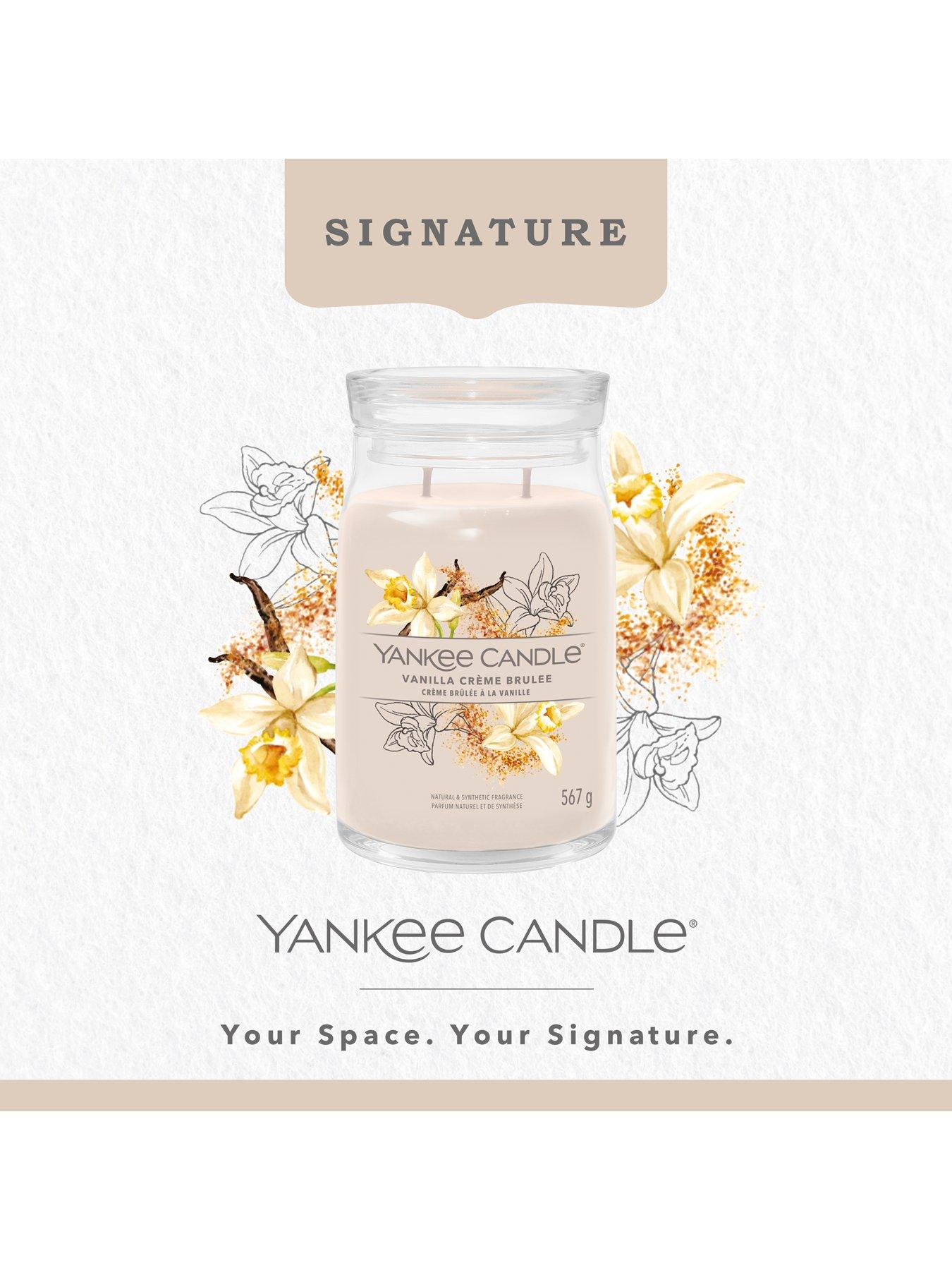 Yankee Candle Signature candles Jar ,Medium color Beige