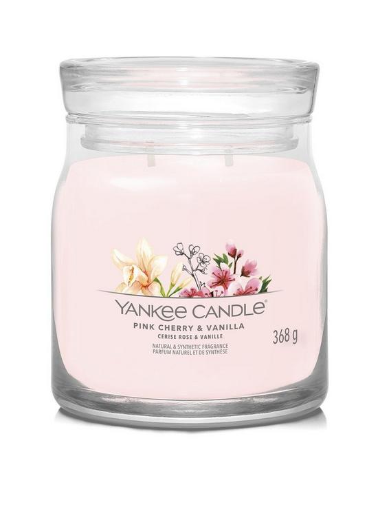 front image of yankee-candle-signature-collection-medium-jar-candle-ndash-pink-cherry-amp-vanilla