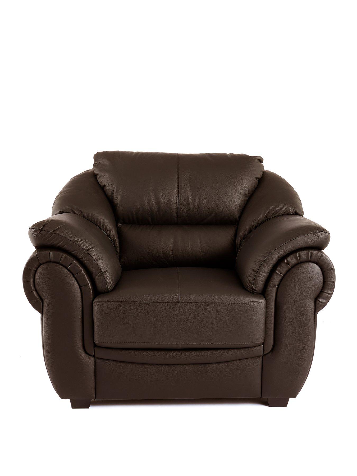 Image 2 of 5 of Naples Leather Armchair&nbsp;- FSC&reg; Certified