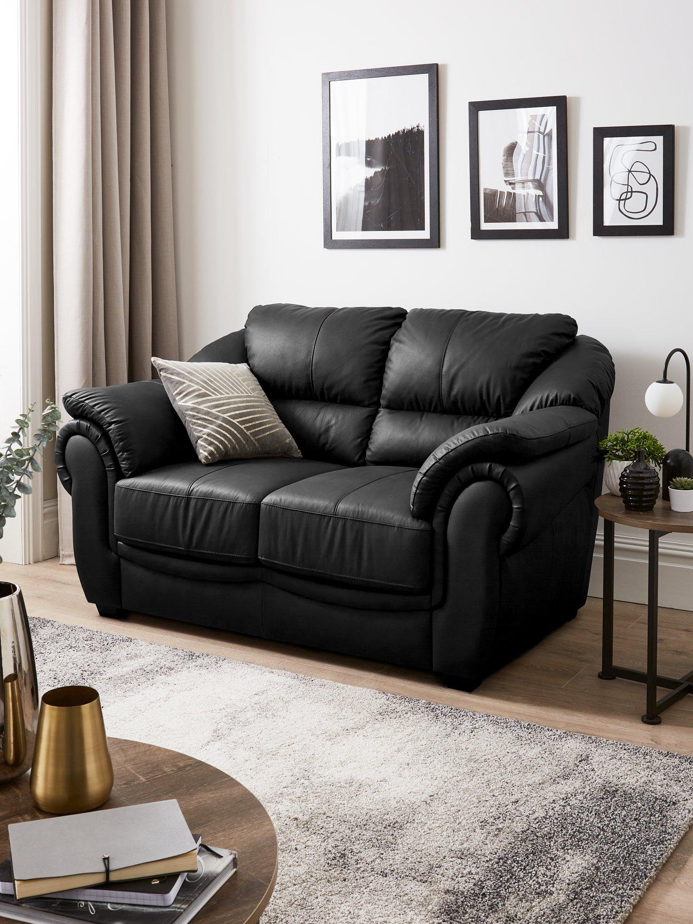 undefined Naples Italian Leather 2 Seater Sofa
