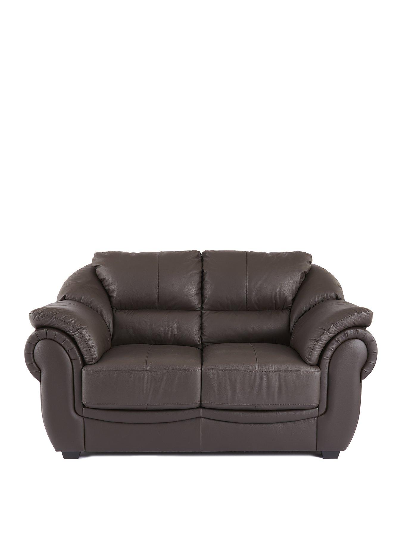  image of the-very-collection-naples-italian-leather-2-seater-sofa