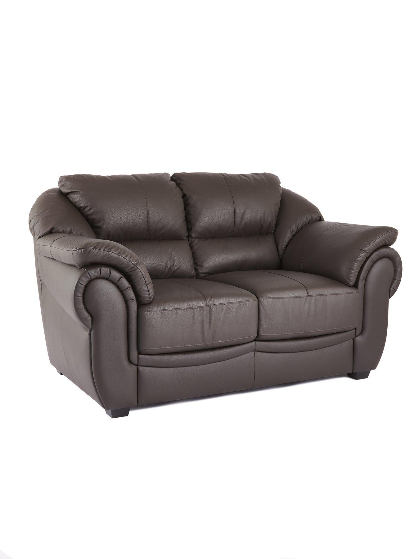  image of the-very-collection-naples-italian-leather-2-seater-sofa