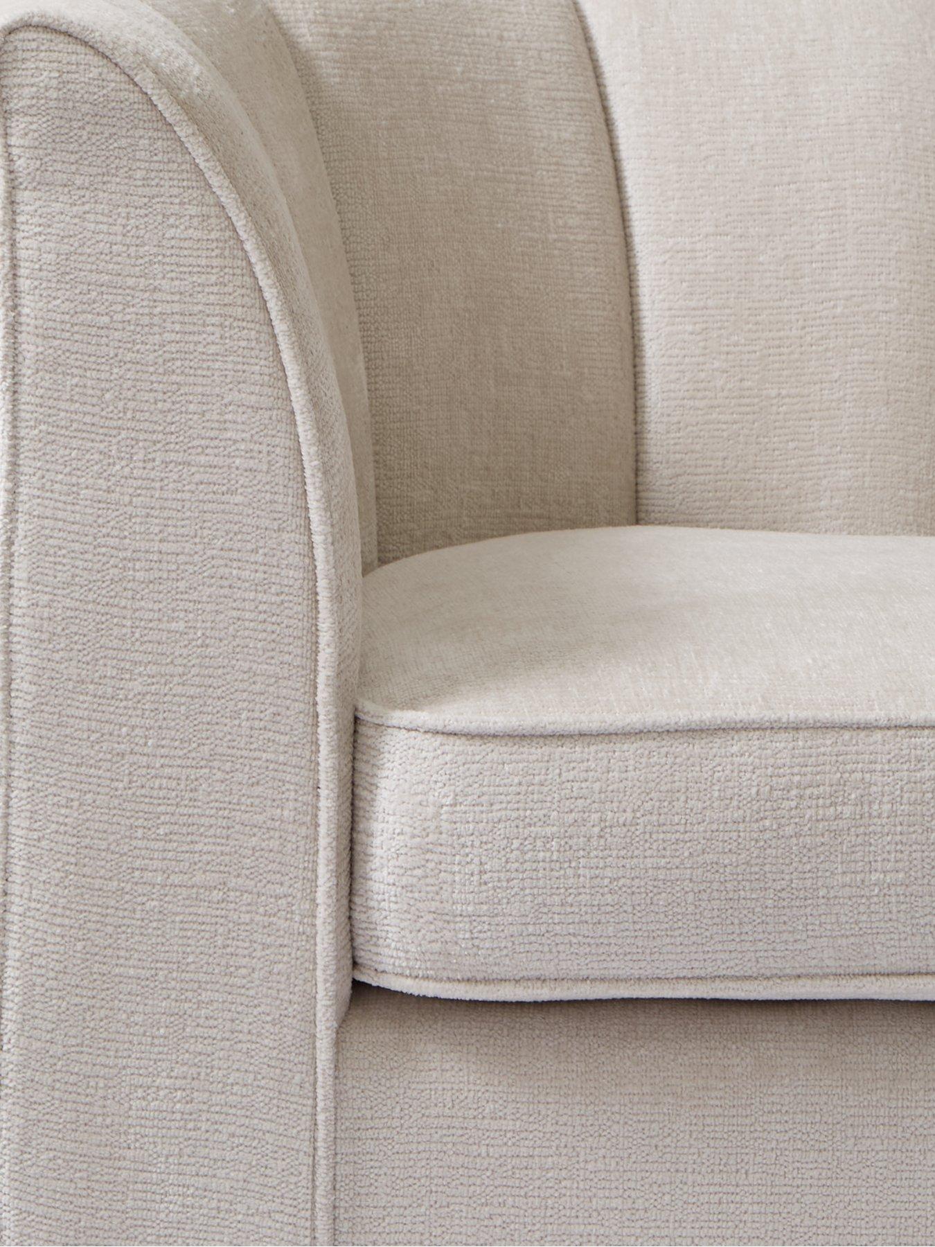 Image 4 of 6 of The Very Collection Guild Fabric&nbsp;3 Seater Sofa - Ivory - FSC&copy; Certified