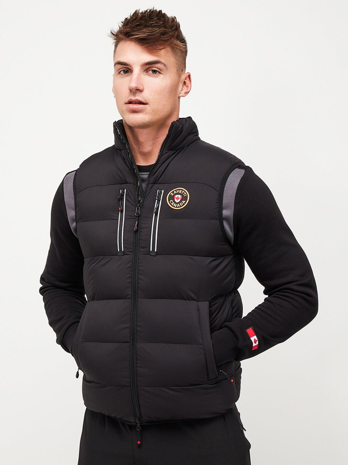 Zavetti Canada Atlin Puffer Gilet - Black | littlewoods.com