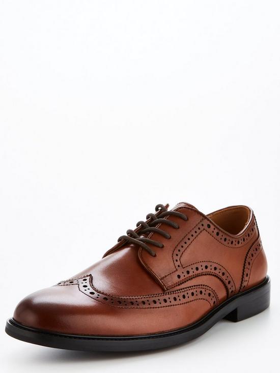 stillFront image of very-man-leather-brogue-brown