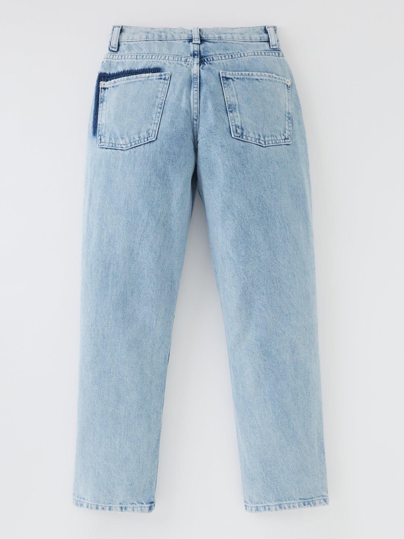 Light Wash 90s Straight Jeans