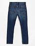  image of river-island-boys-rip-skinny-jeans-blue
