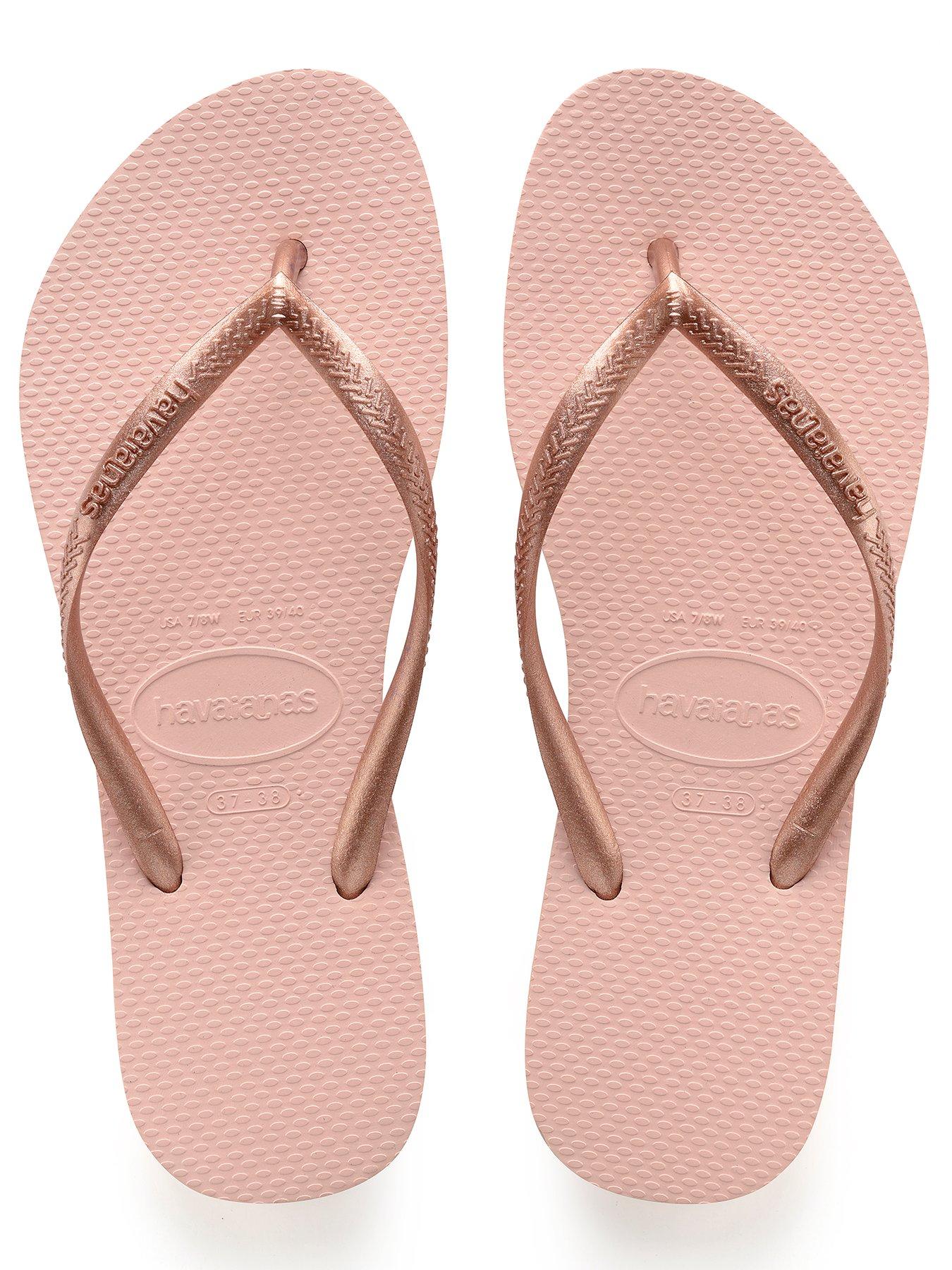  image of havaianas-slim-flip-flop-ballet-rose