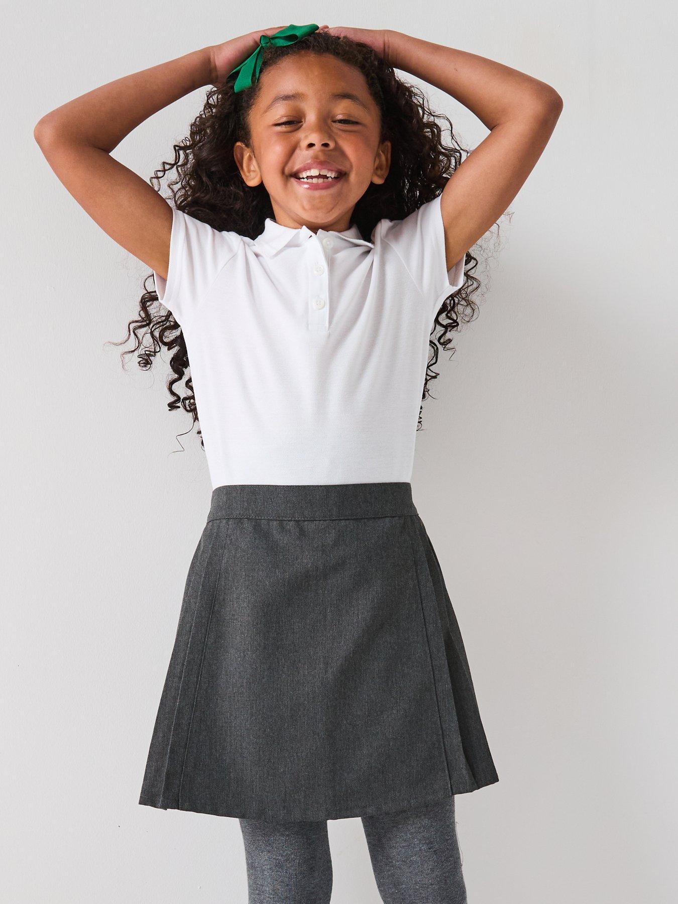 Image 6 of 6 of V by Very Girls Woven Skort - Grey