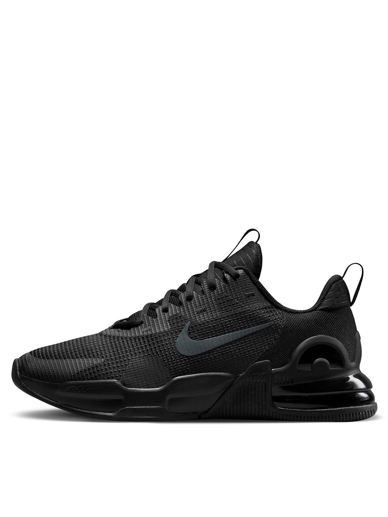 Nike Air Max Alpha 5 Trainers - Black/Grey | littlewoods.com