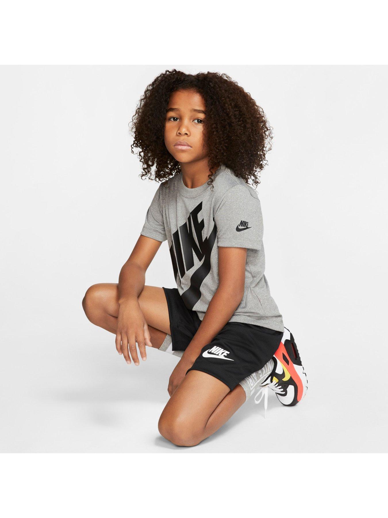 Nike Kids Baby Girl's Script Futura Tee & Shorts Set