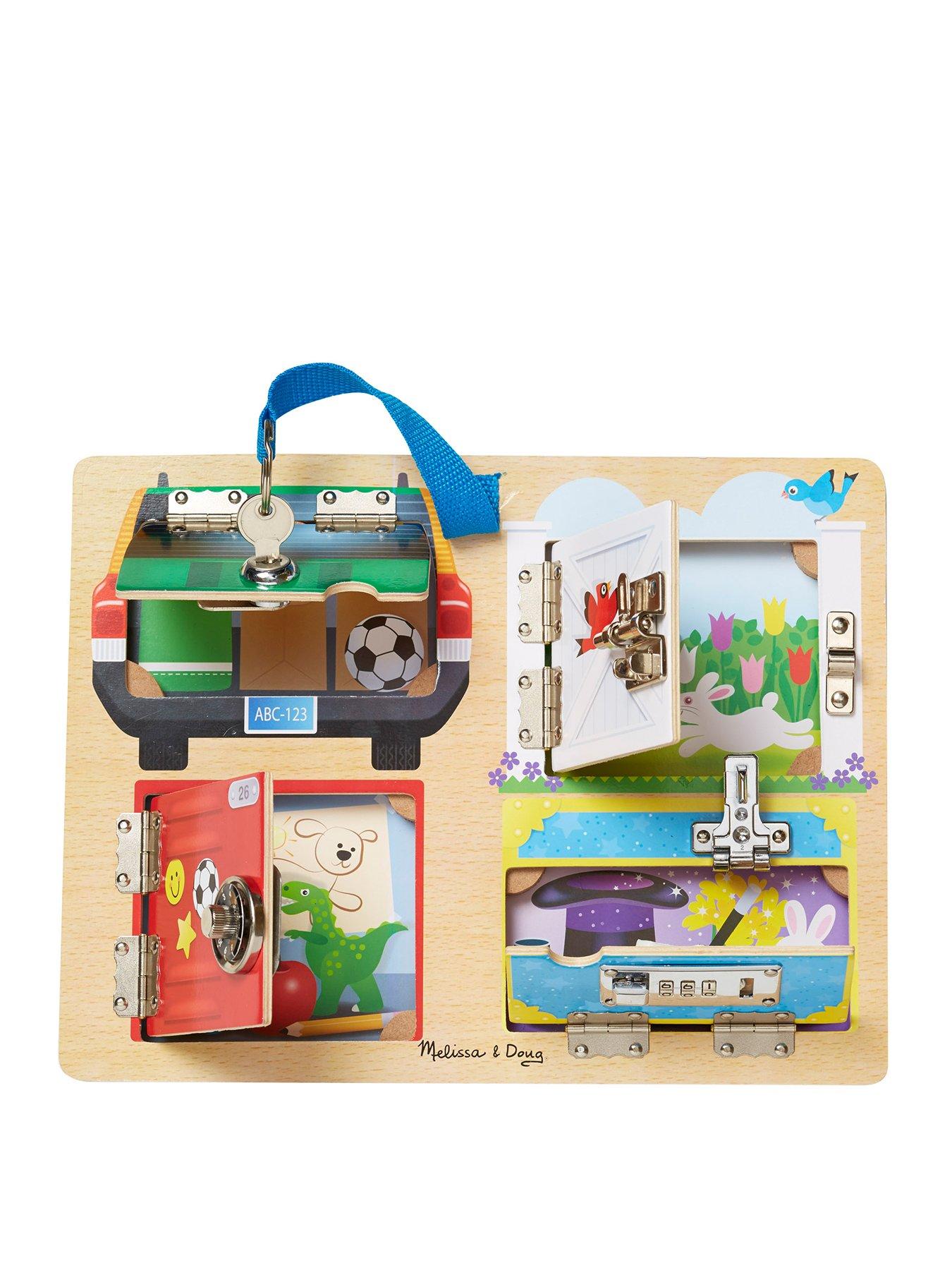  image of melissa-doug-lock-and-latch-board