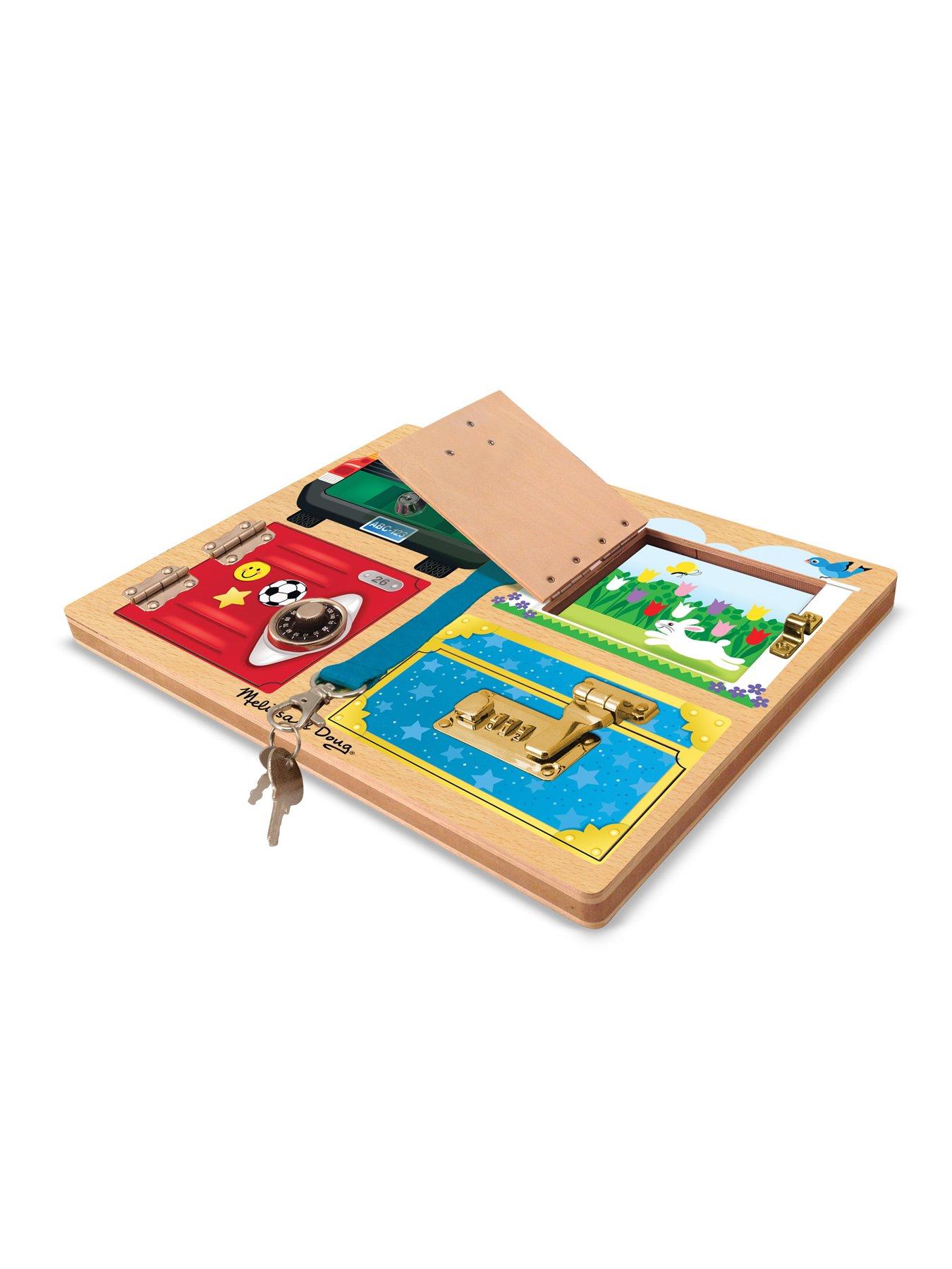  image of melissa-doug-lock-and-latch-board
