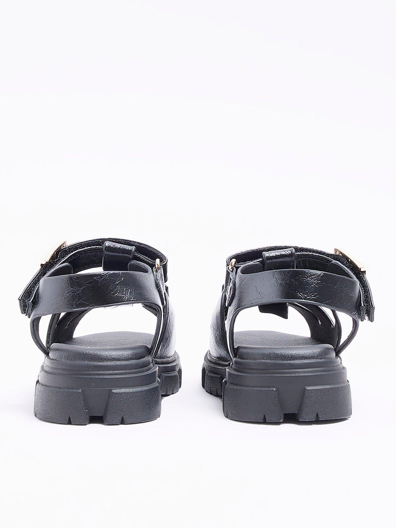 river island black gladiator sandals