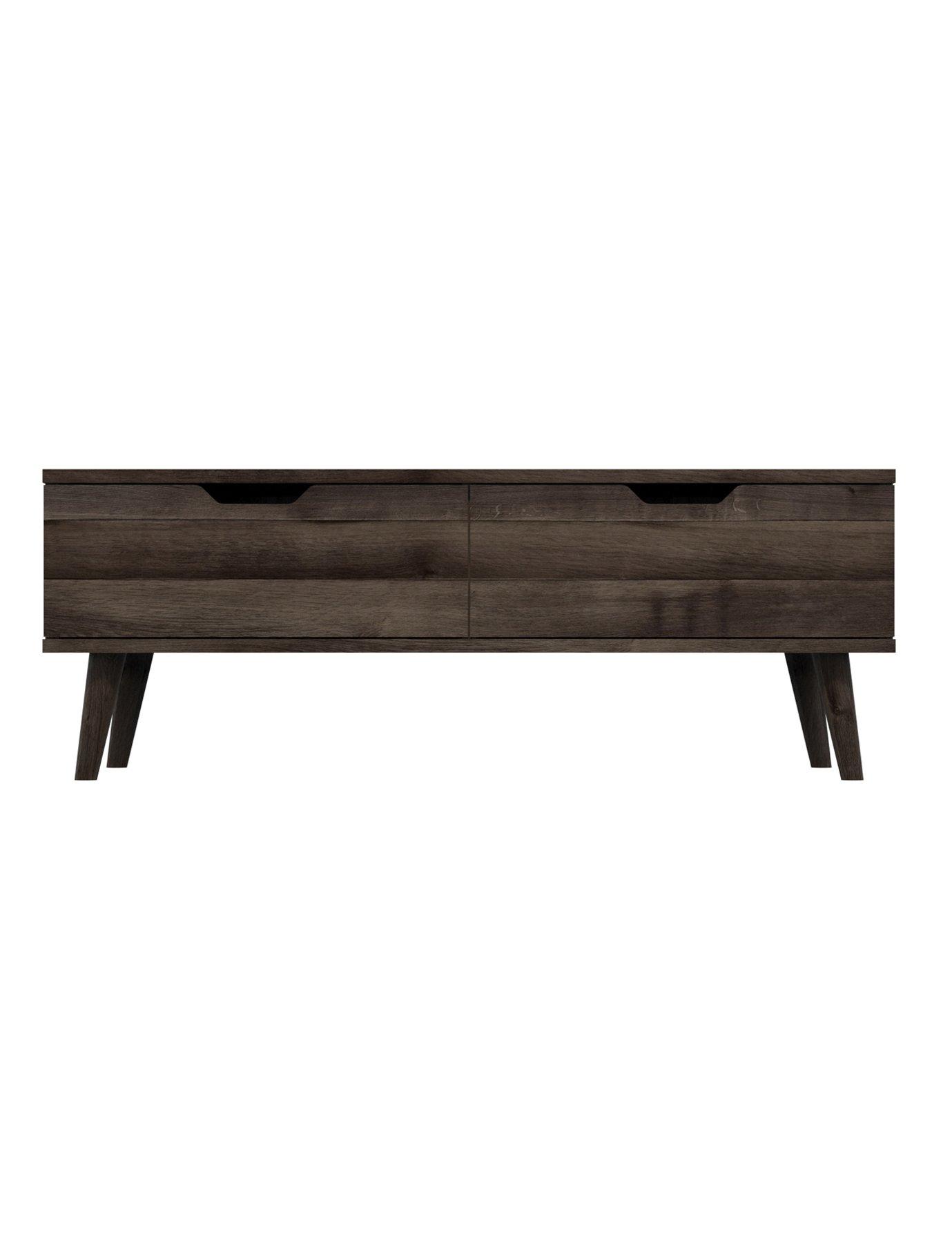 One Call Mustique Coffee Table - Dark Oak