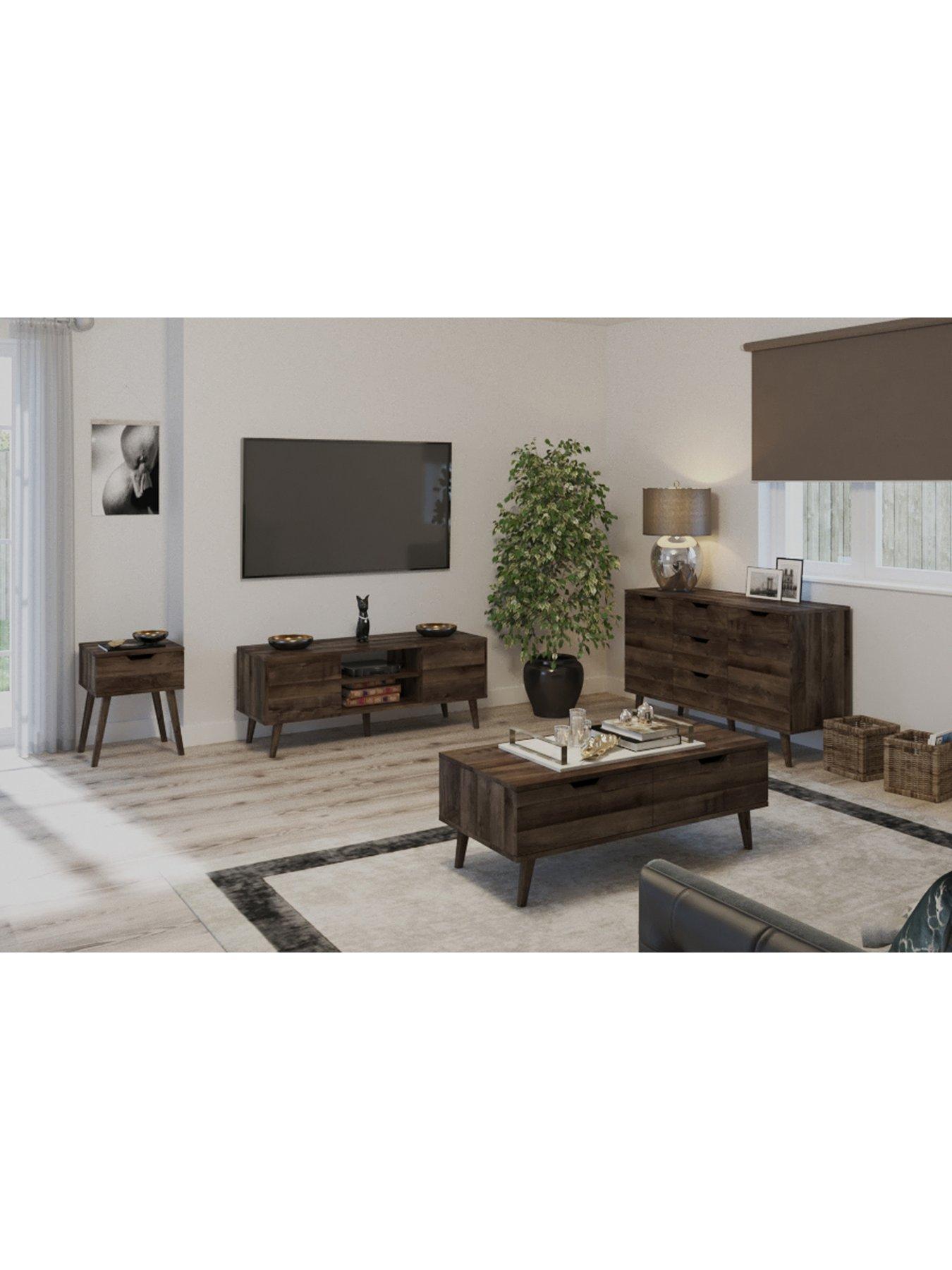 front image of one-call-mustique-coffee-table-dark-oak