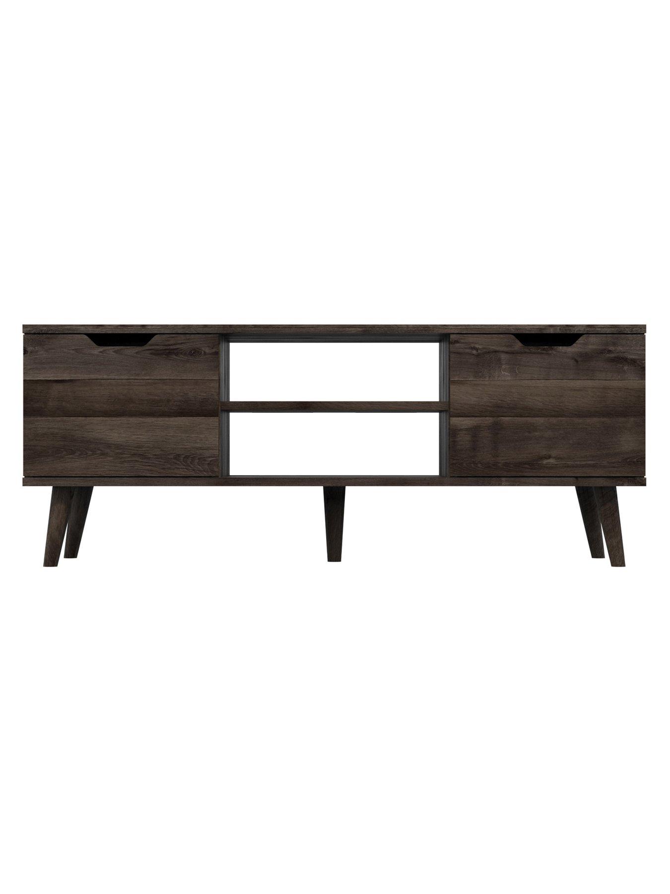 One Call Mustique TV Unit - fits up To 65 inch TV - Oak Effect