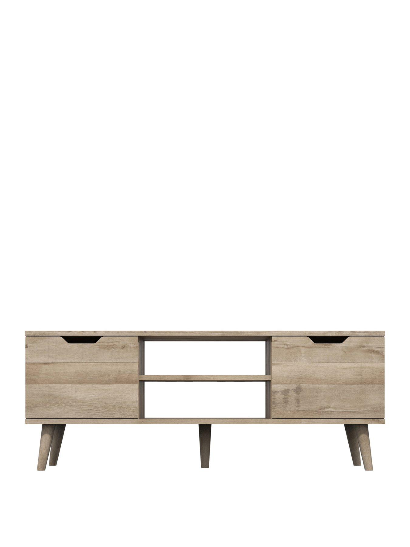 One Call Mustique TV Unit - fits up to 65 inch TV - Oak