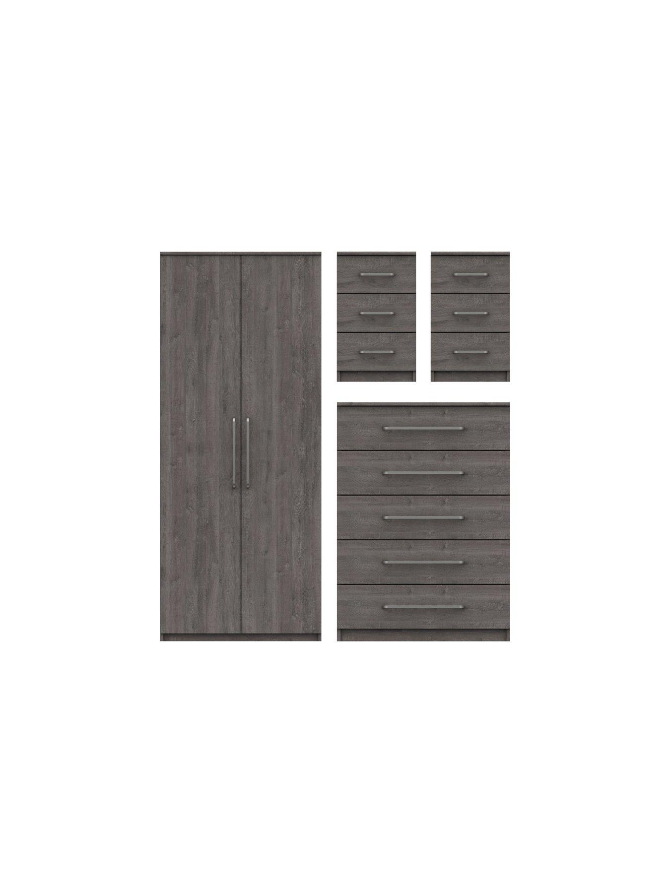 one-call-reagon-readynbspassembled-4-piece-package-2nbspdoornbspwardrobe-5-drawer-chest-and-2-bedside-chests
