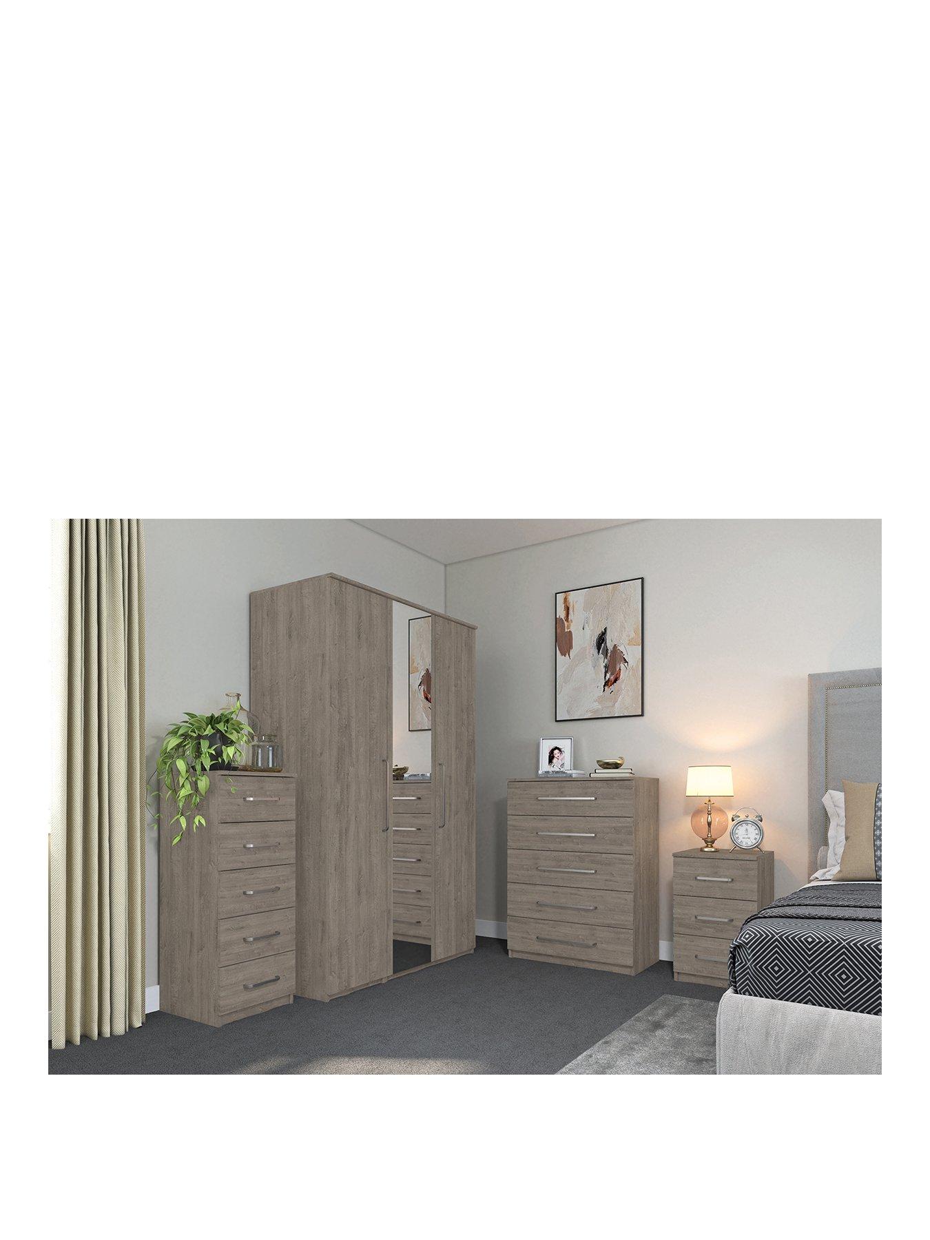stillFront image of one-call-reagon-ready-assembled-5-drawer-chest