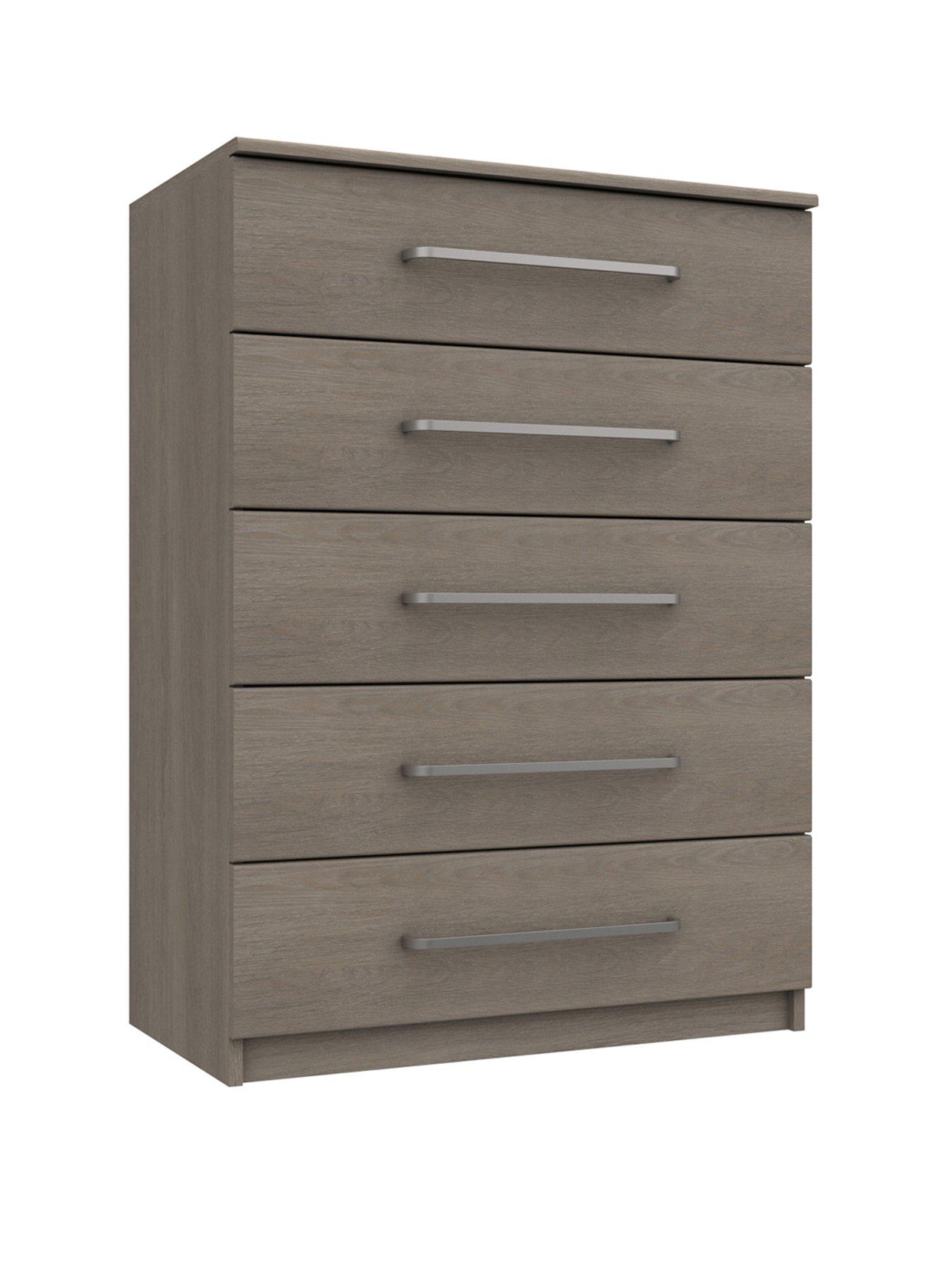  image of one-call-reagon-ready-assembled-5-drawer-chest