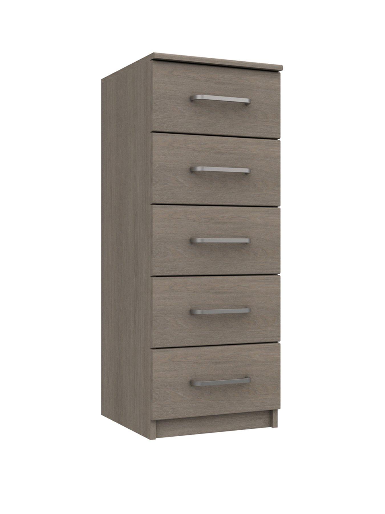 Image 3 of 4 of One Call Reagon Ready Assembled 5 Drawer Tall Boy