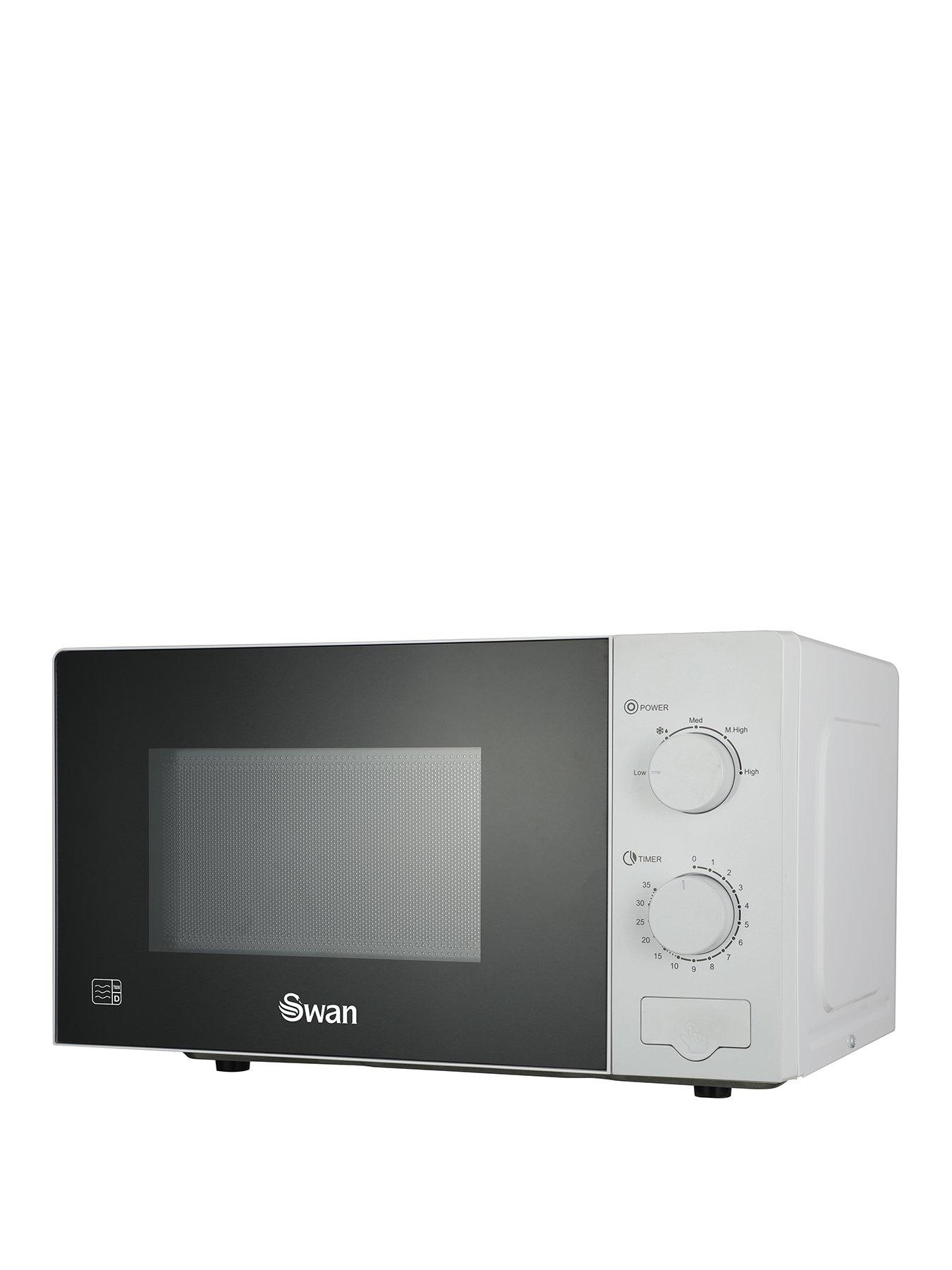 Swan 20L 700W Manual Microwave - White