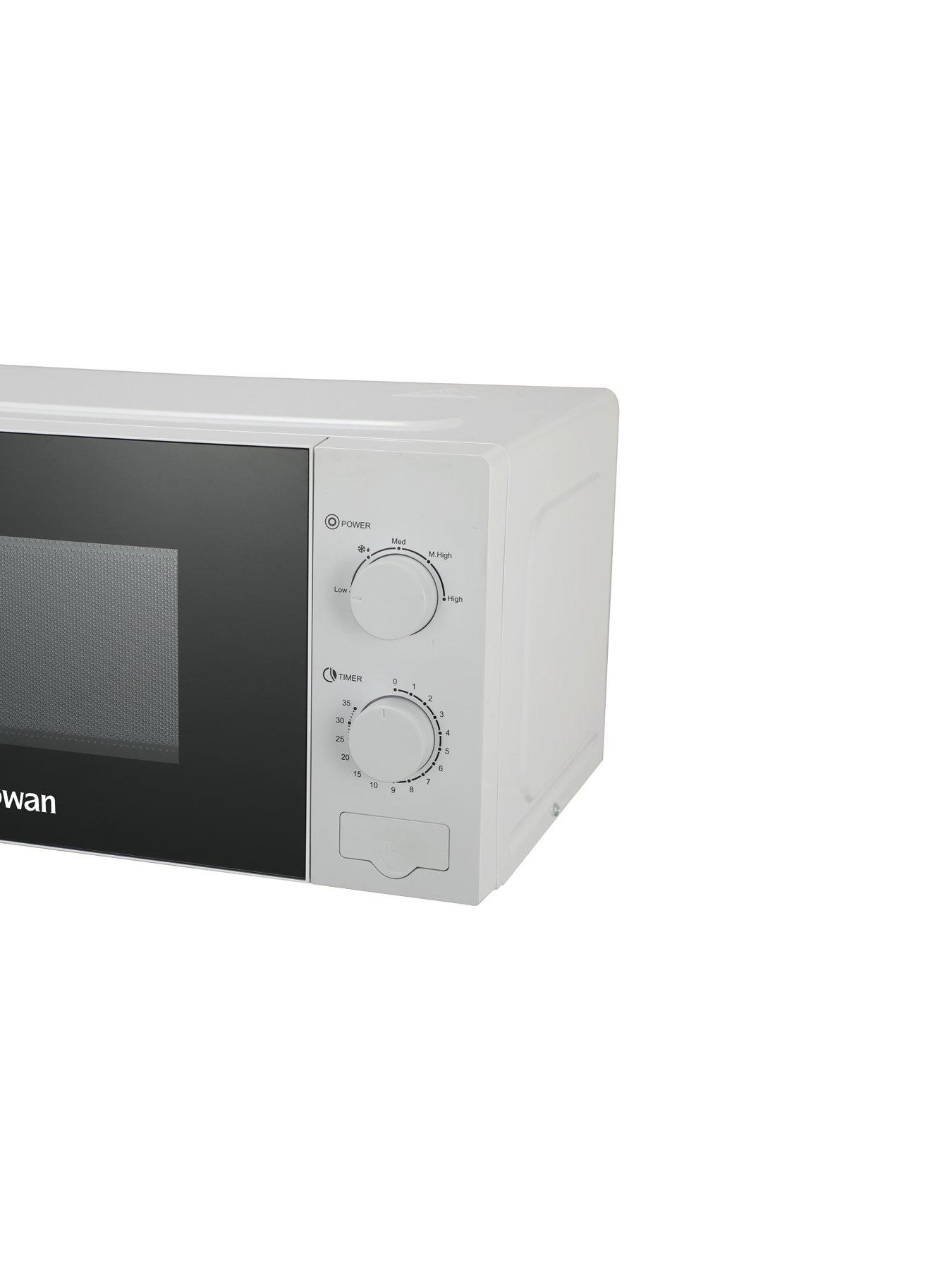  image of swan-20l-700w-manual-microwavenbsp--white