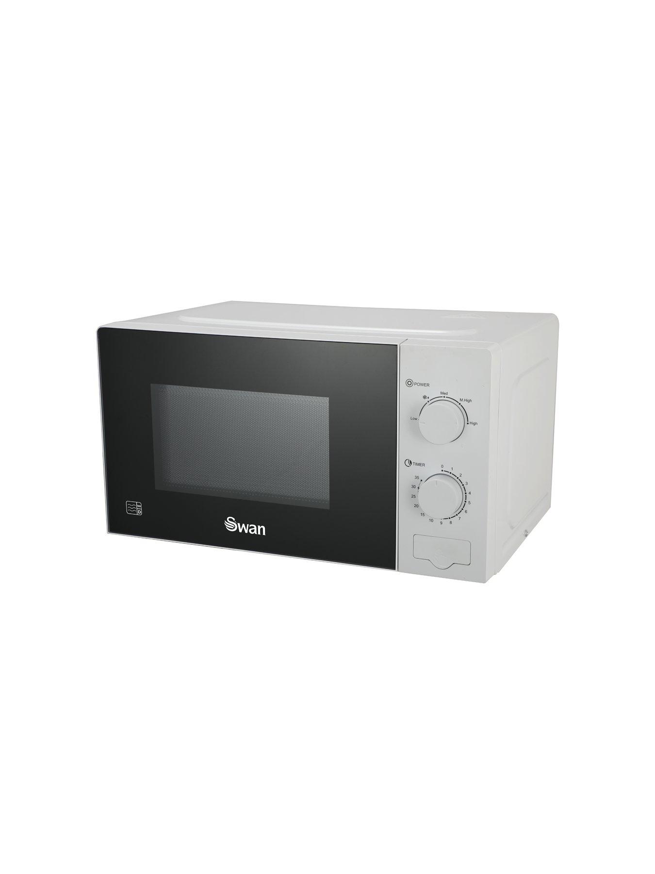  image of swan-20l-700w-manual-microwavenbsp--white