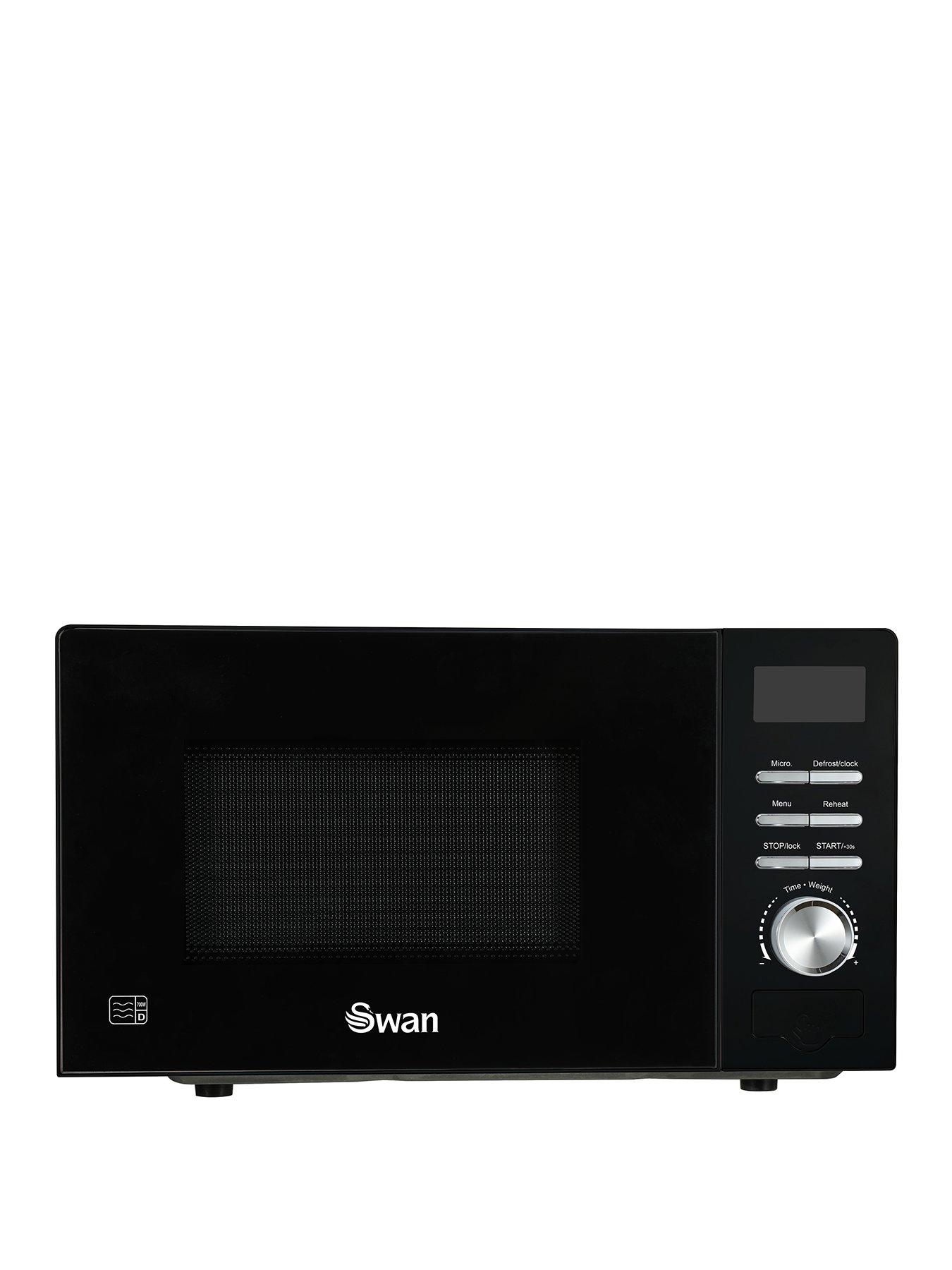 Swan 20L 700W Digital Microwave - Black