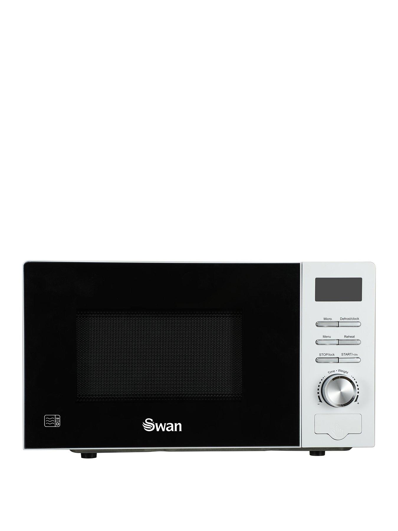 Swan 20L 700W Digital Microwave - White