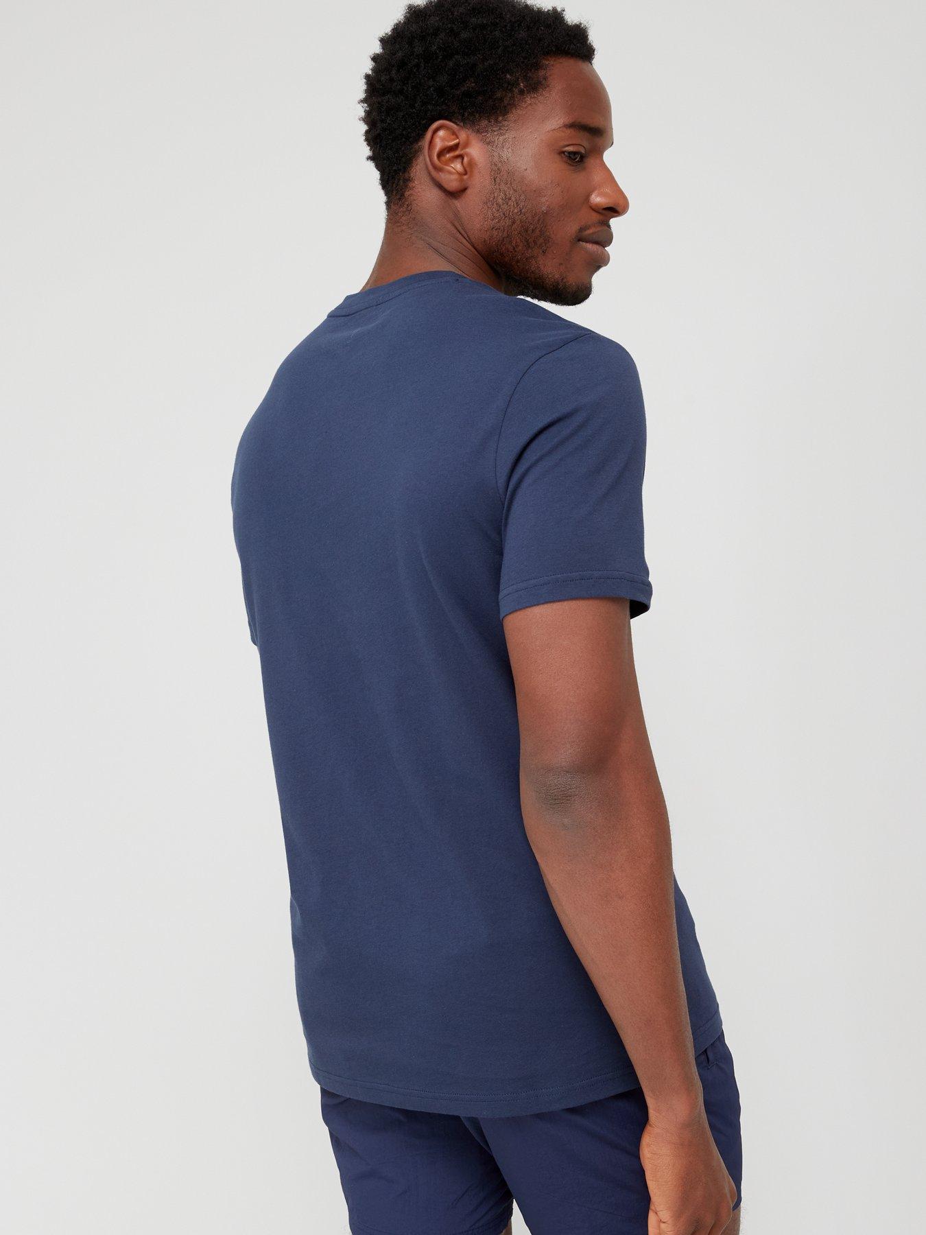  image of boss-regular-fit-t-shirt-navy