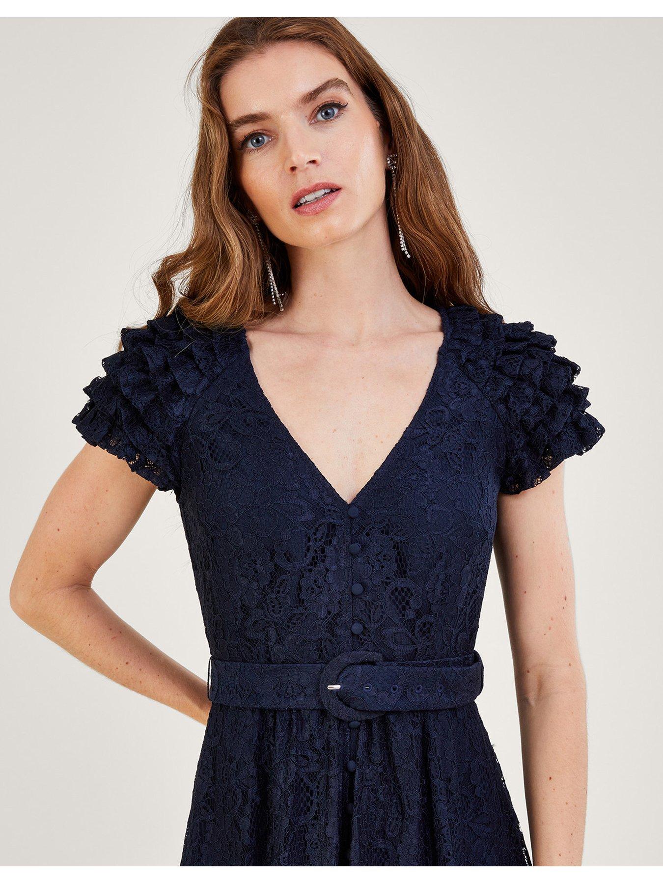  image of monsoon-anneliese-lace-tea-dress