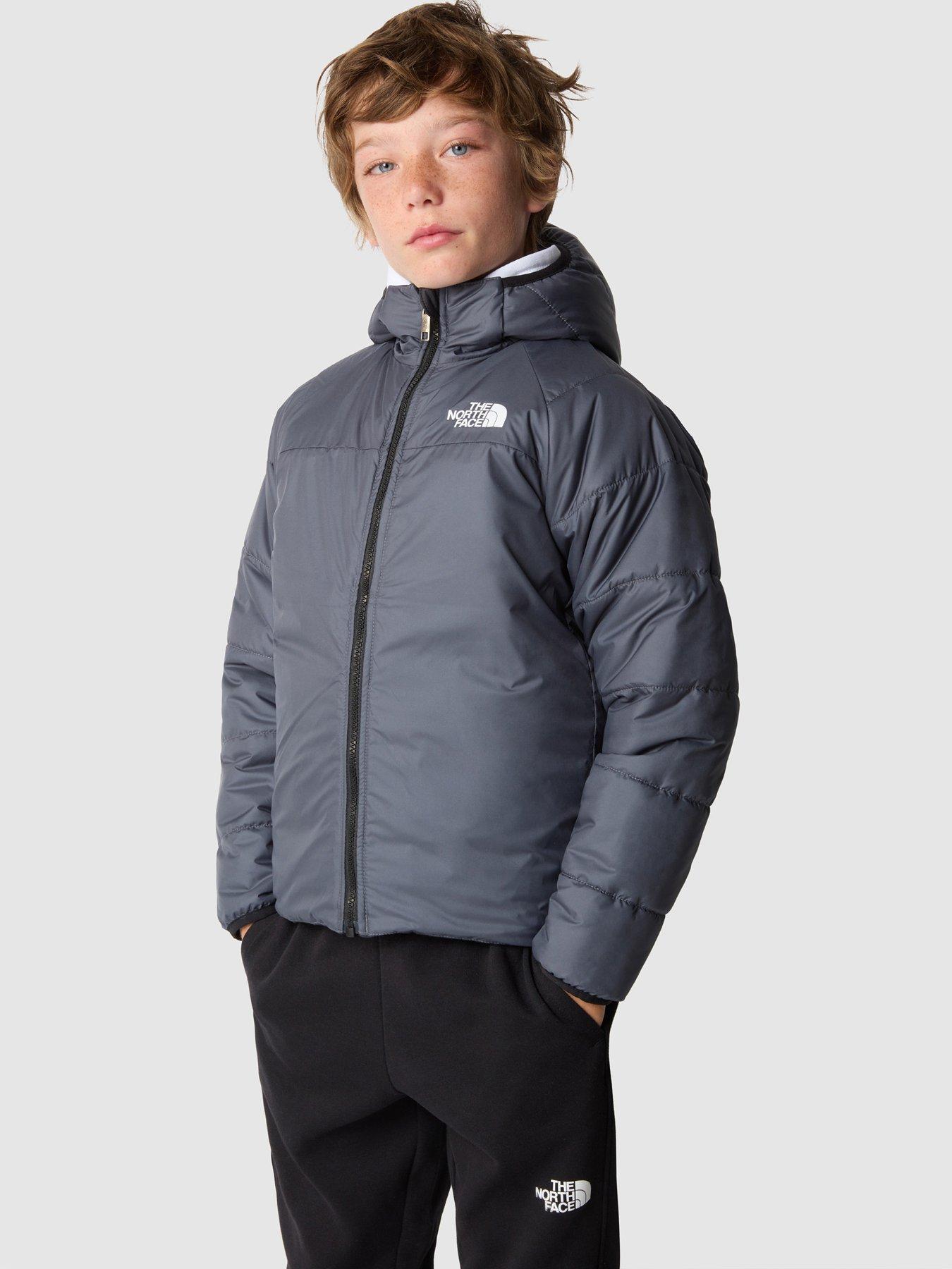 stillFront image of the-north-face-older-boys-reversible-perrito-jacket-black