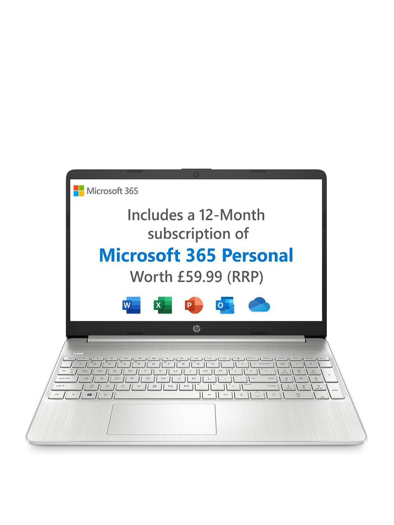 HP 15sfq0123na Laptop 15.6in FHD, Intel Celeron, 4GB RAM, 128GB SSD