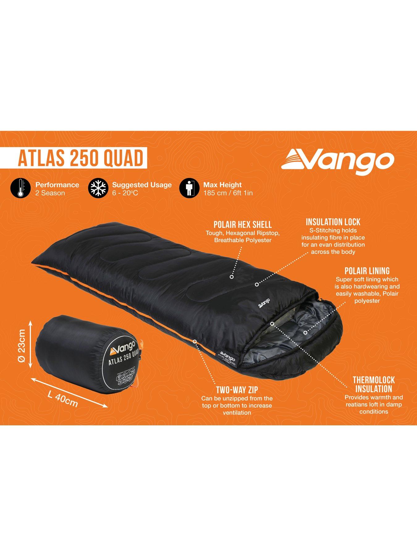  image of vango-atlas-250-quad-single-sleeping-bag
