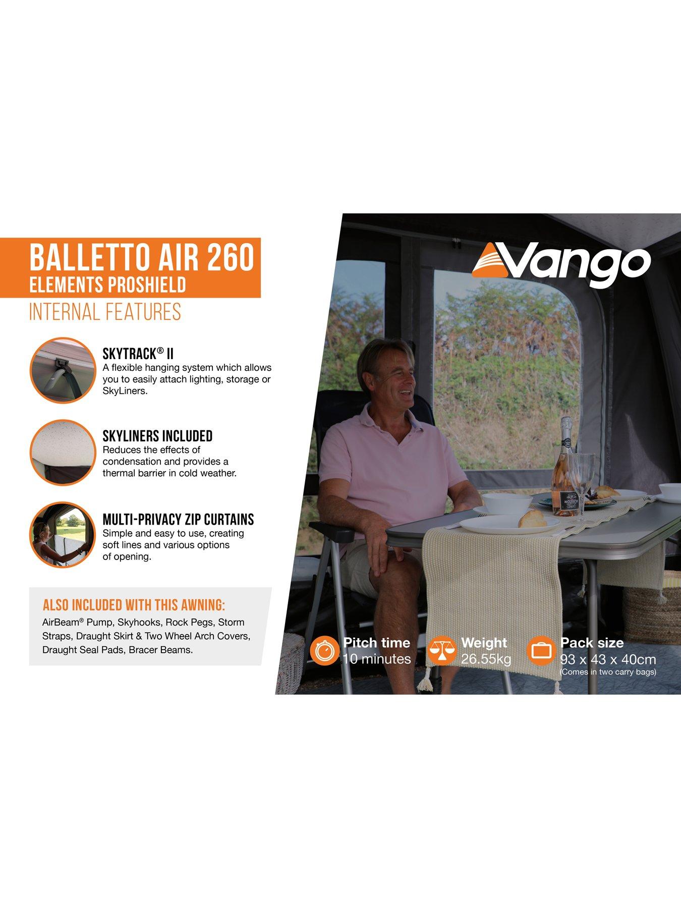  image of vango-balletto-air-260-elements-proshield-caravan-awning
