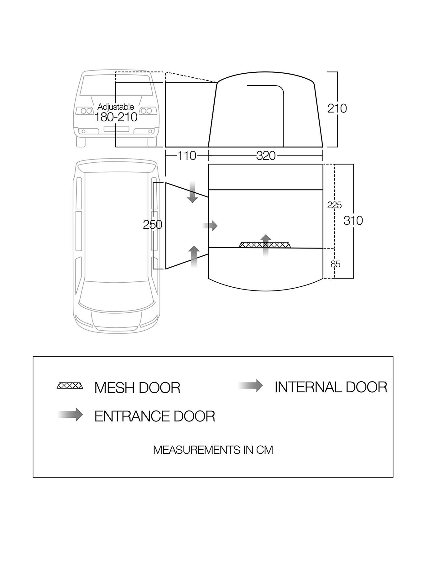  image of vango-cove-ii-low-drive-away-poled-awning